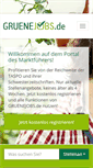 Mobile Screenshot of gruenejobs.de