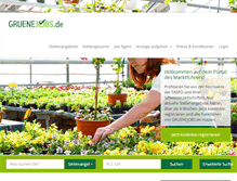 Tablet Screenshot of gruenejobs.de